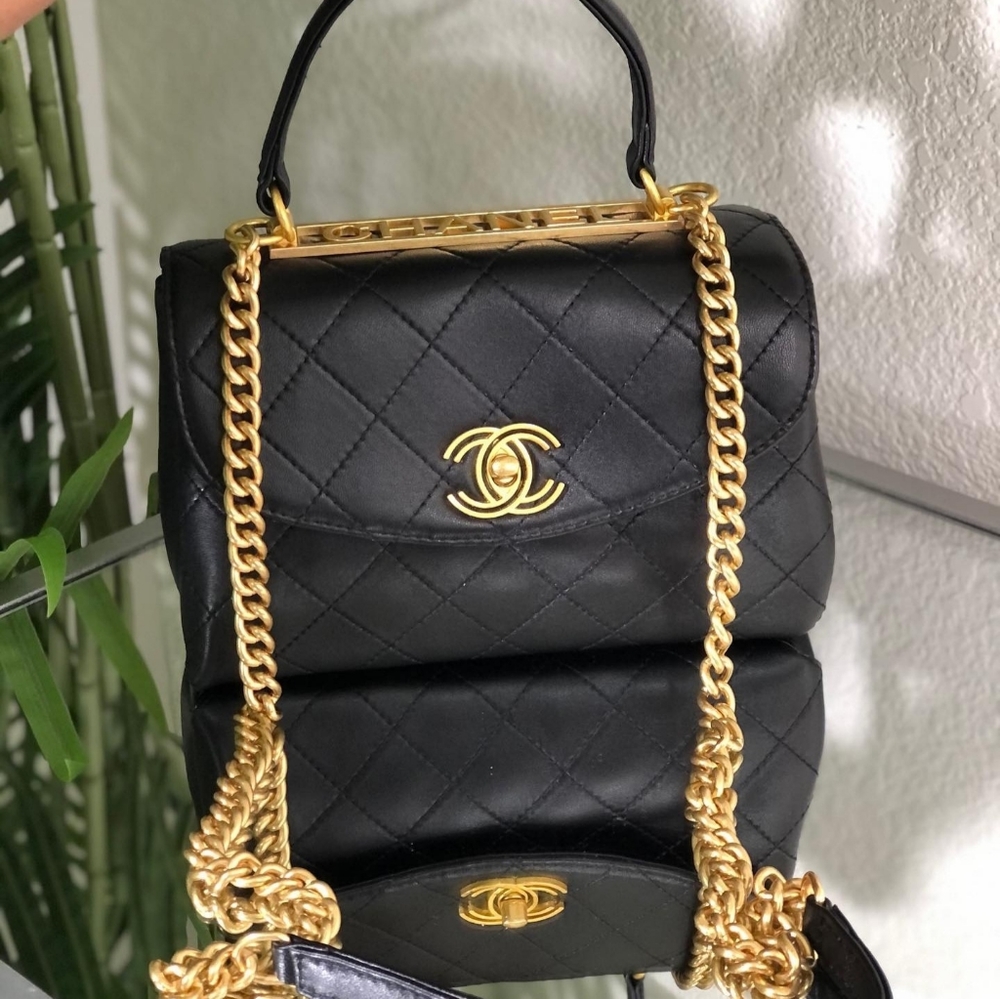 Black handbag